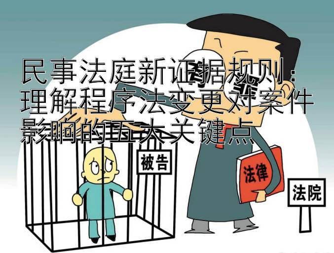 民事法庭新证据规则：理解程序法变更对案件影响的五大关键点