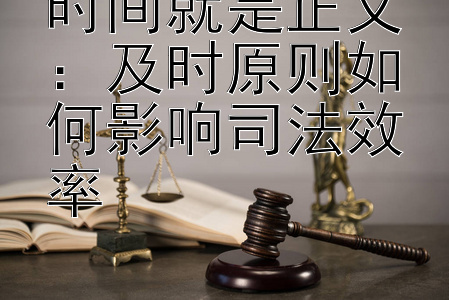 时间就是正义：及时原则如何影响司法效率