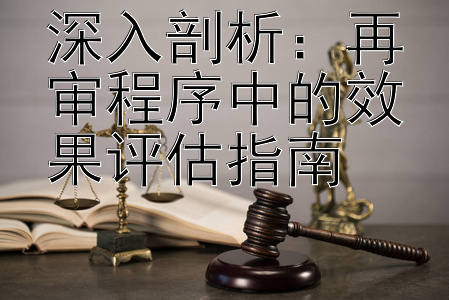 深入剖析：再审程序中的效果评估指南