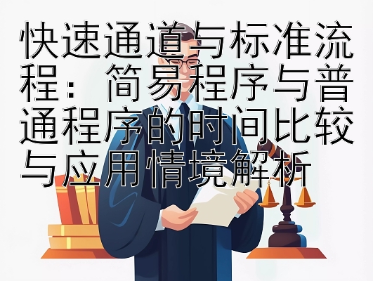 快速通道与标准流程：简易程序与普通程序的时间比较与应用情境解析