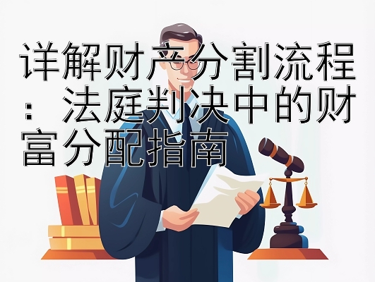 详解财产分割流程：法庭判决中的财富分配指南