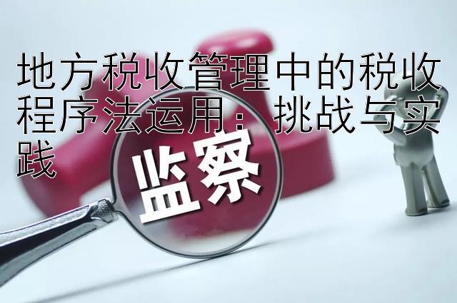 地方税收管理中的税收程序法运用：挑战与实践