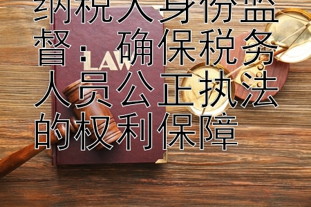 纳税人身份监督：确保税务人员公正执法的权利保障