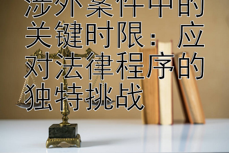 涉外案件中的关键时限：应对法律程序的独特挑战