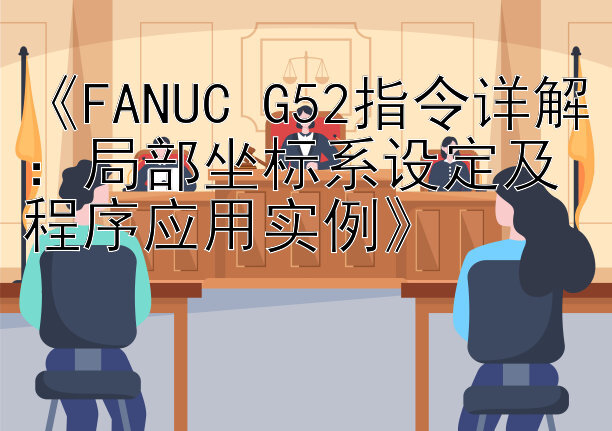 《FANUC G52指令详解：局部坐标系设定及程序应用实例》