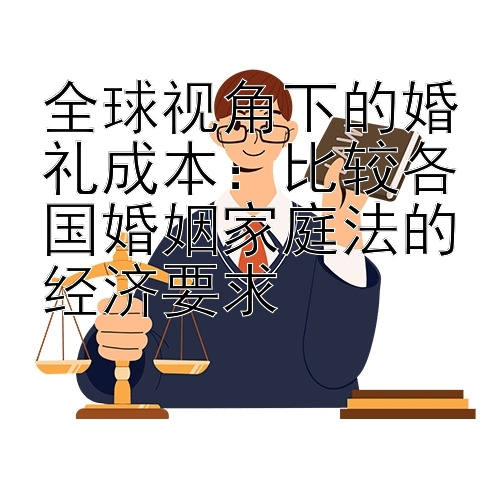 全球视角下的婚礼成本：比较各国婚姻家庭法的经济要求